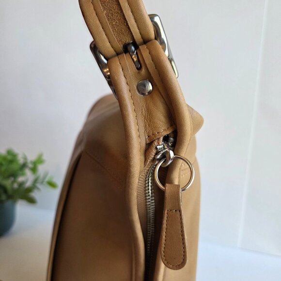 EUC Coach Vintage Legacy Slim Duffle Shoulder Bag (#9060) in Camel w/Nickel HW - Picture 11 of 16